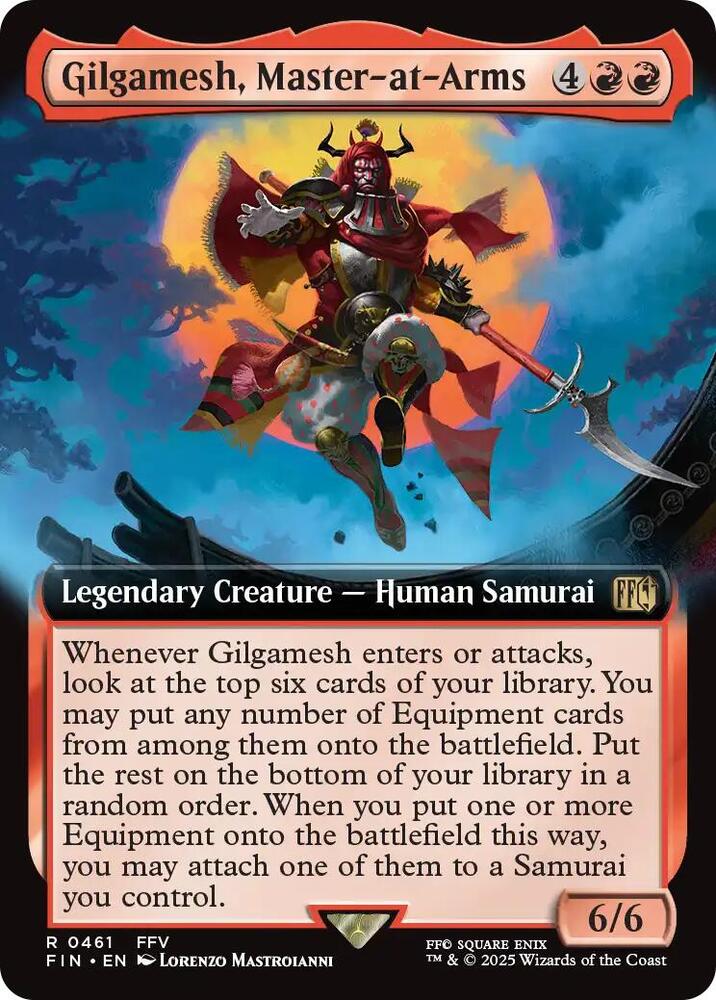 Gilgamesh, Master-at-Arms (Extended Art) 461 card from FINAL FANTASY