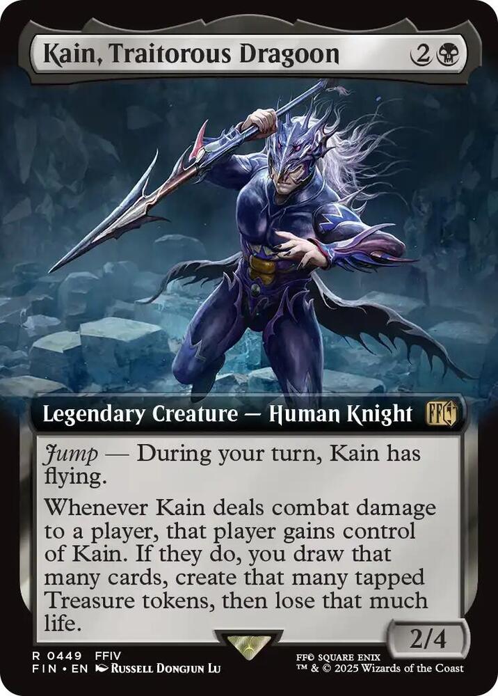 Kain, Traitorous Dragoon (Extended Art) 449 card from FINAL FANTASY