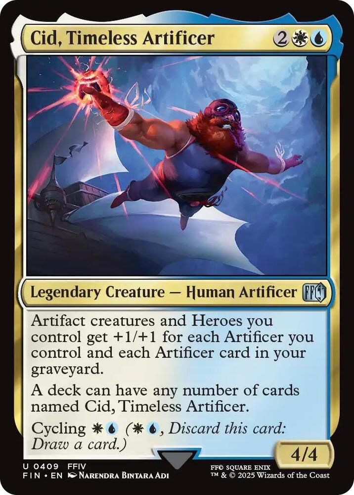 Cid, Timeless Artificer 409 card from FINAL FANTASY