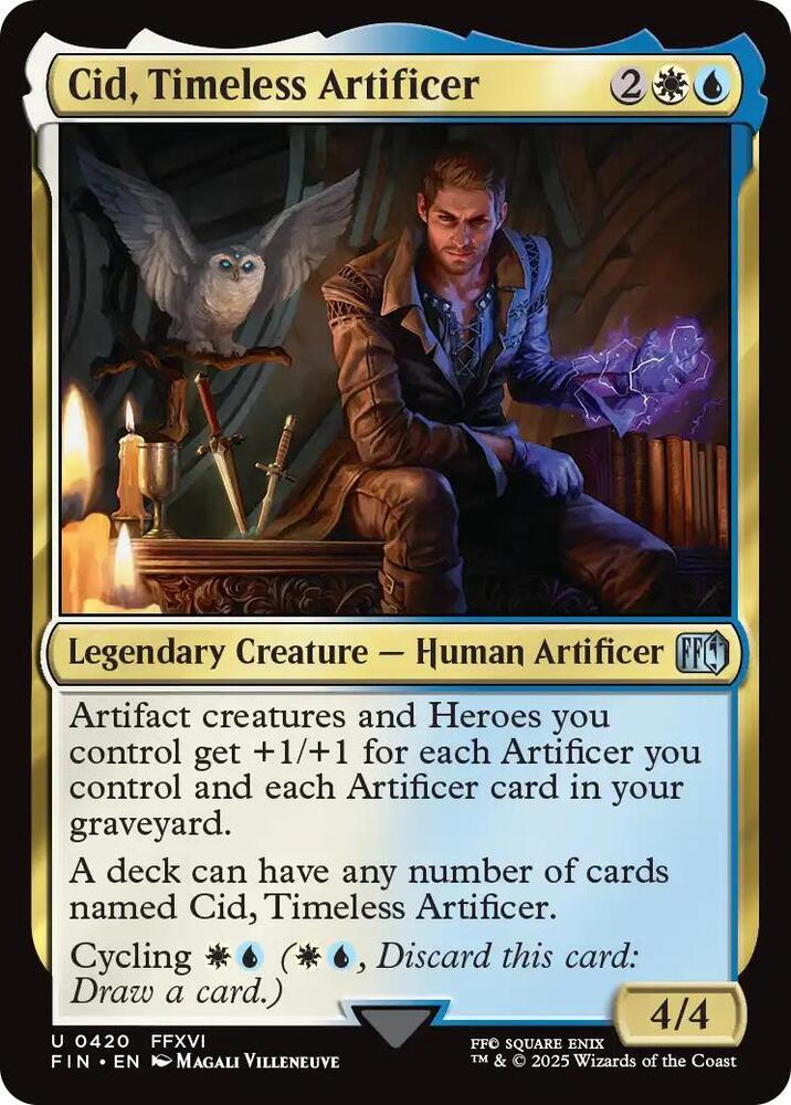 Cid, Timeless Artificer 420 card from FINAL FANTASY