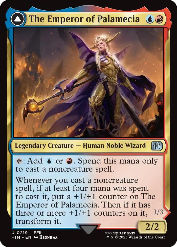 The Emperor of Palamecia 219 card from FINAL FANTASY