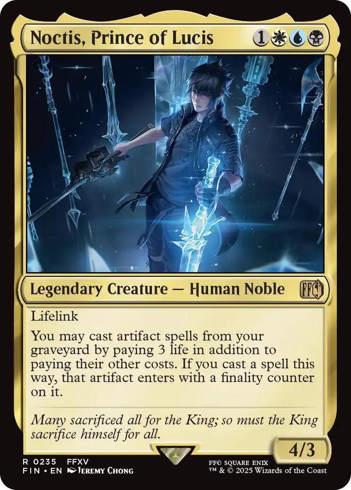 Noctis, Prince of Lucis 235 card from FINAL FANTASY