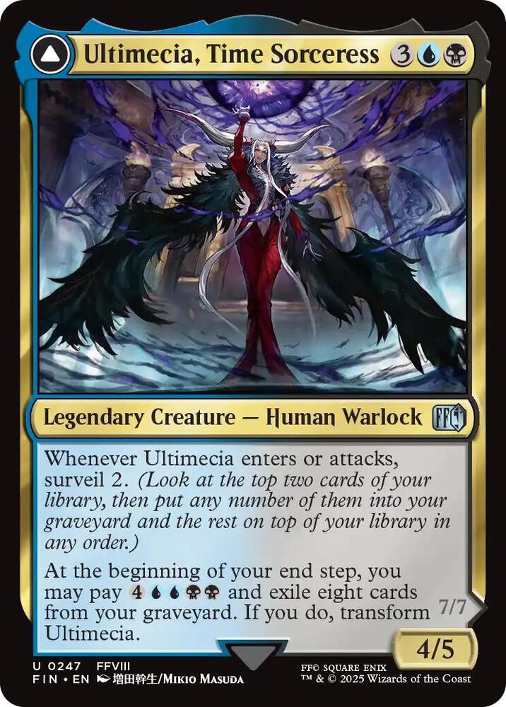 Ultimecia, Time Sorceress 247 card from FINAL FANTASY