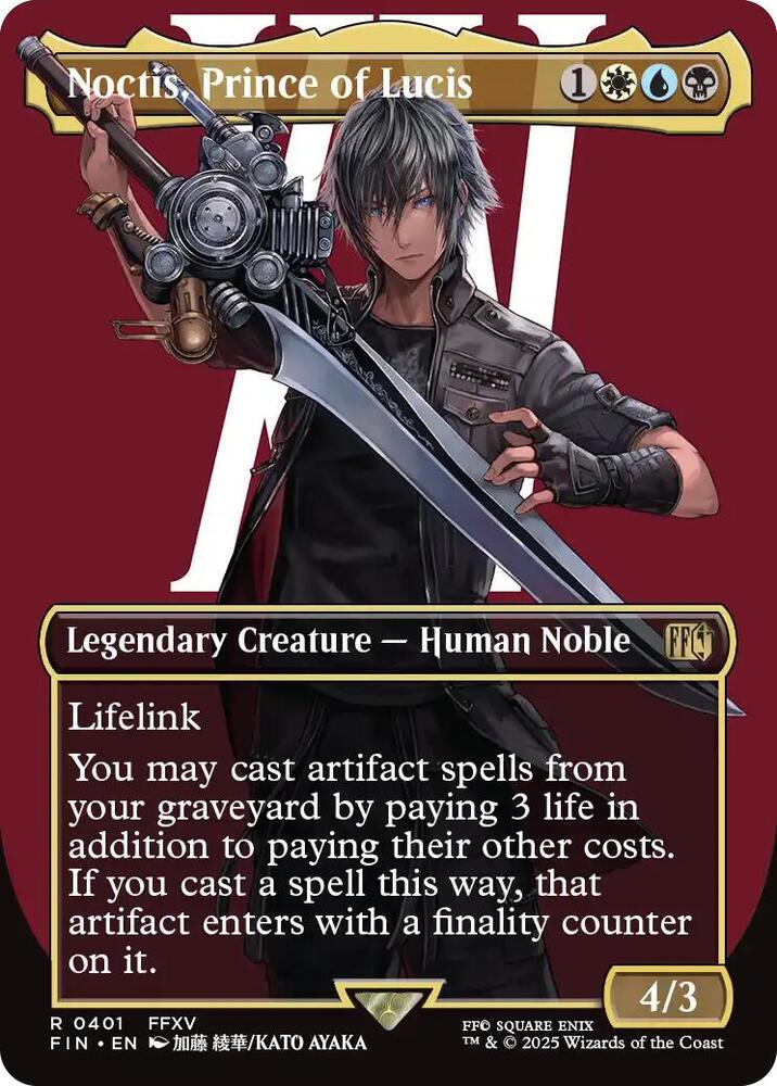 Noctis, Prince of Lucis (Borderless) 401 card from FINAL FANTASY