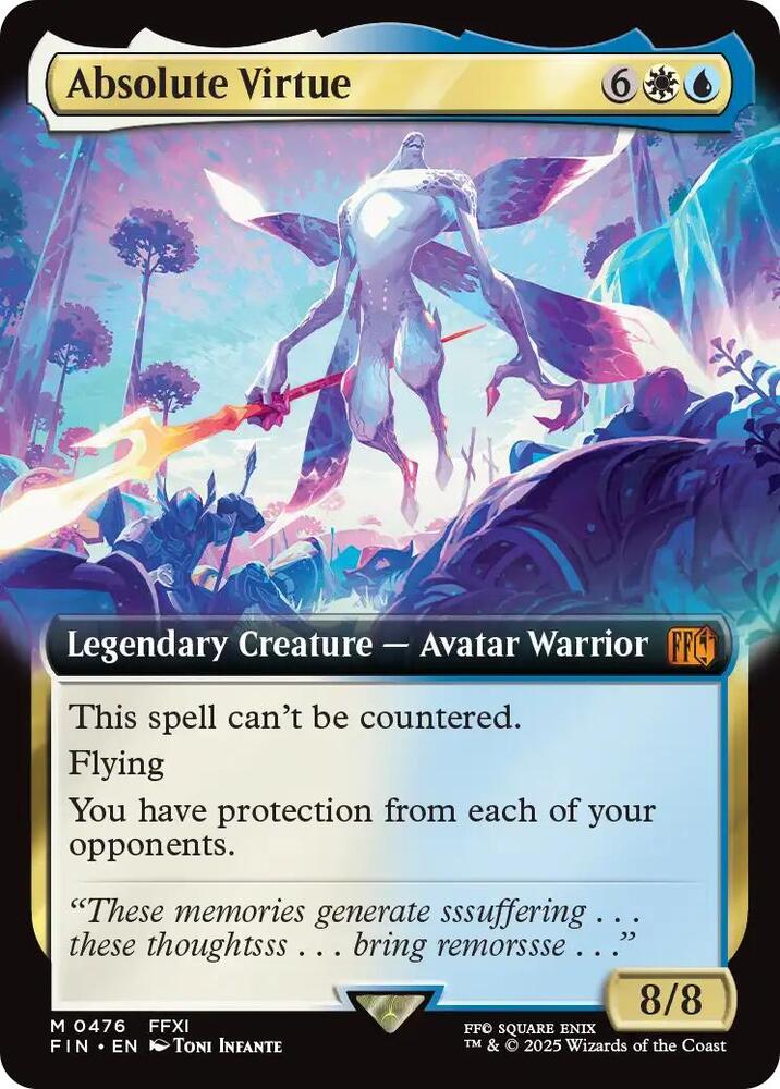 Absolute Virtue (Extended Art) 476 card from FINAL FANTASY