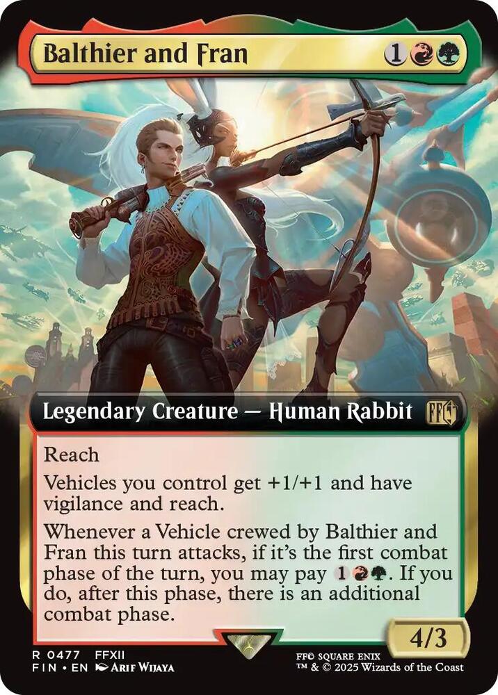 Balthier and Fran (Extended Art) 477 card from FINAL FANTASY