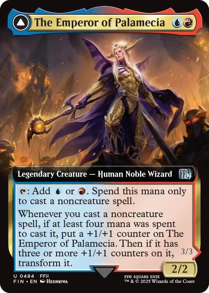 The Emperor of Palamecia (Extended Art) 484 card from FINAL FANTASY