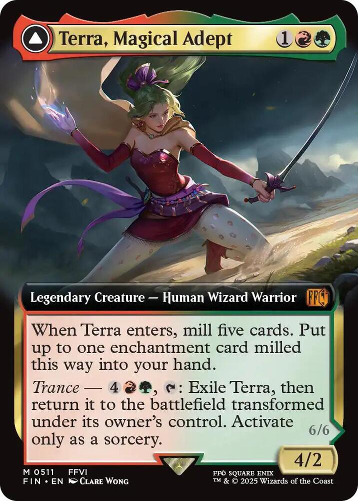 Terra, Magical Adept (Extended Art) 511 card from FINAL FANTASY