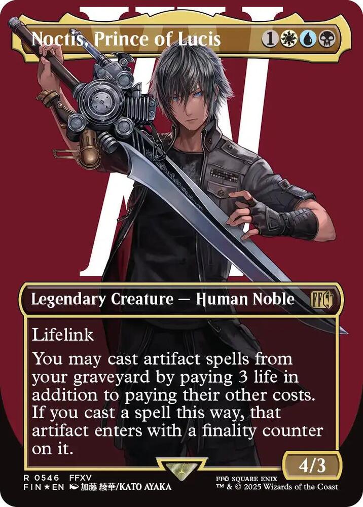 Noctis, Prince of Lucis (Borderless) (Surge Foil) 546 card from FINAL FANTASY
