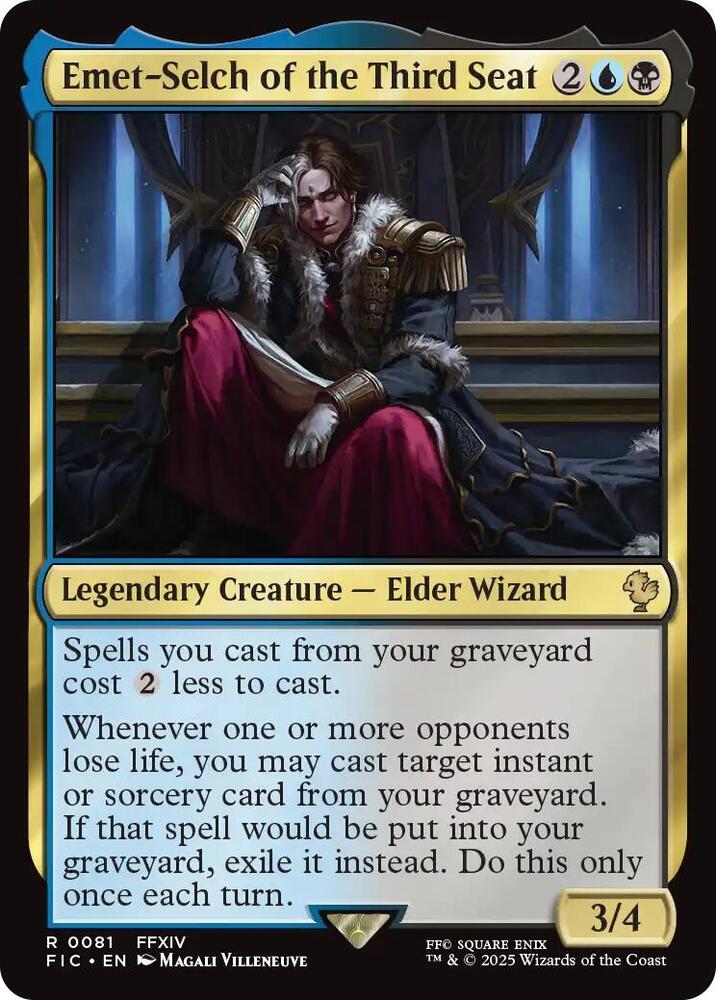 Emet-Selch of the Third Seat 81 card from Commander: FINAL FANTASY