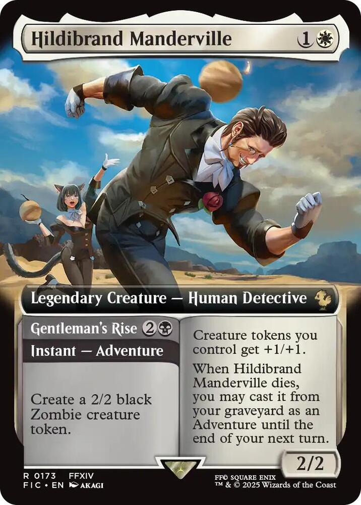 Hildibrand Manderville (Extended Art) 173 card from Commander: FINAL FANTASY