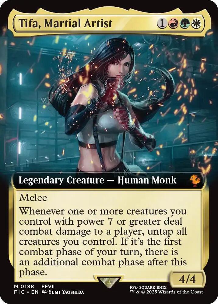 Tifa, Martial Artist (Extended Art) 188 card from Commander: FINAL FANTASY