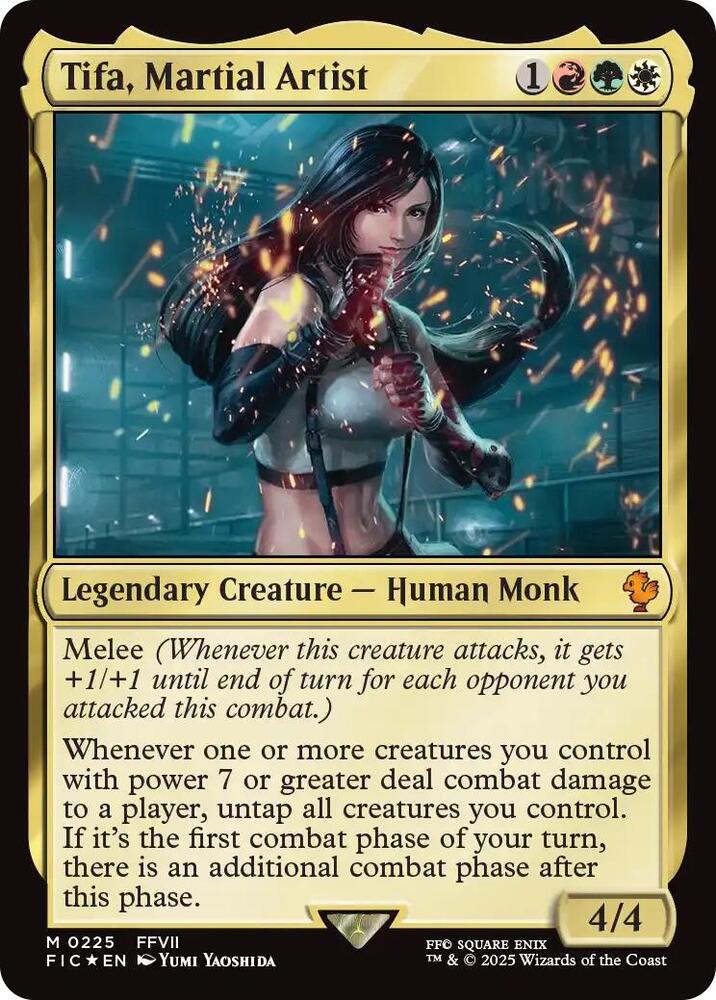 Tifa, Martial Artist (Surge Foil) 225 card from Commander: FINAL FANTASY