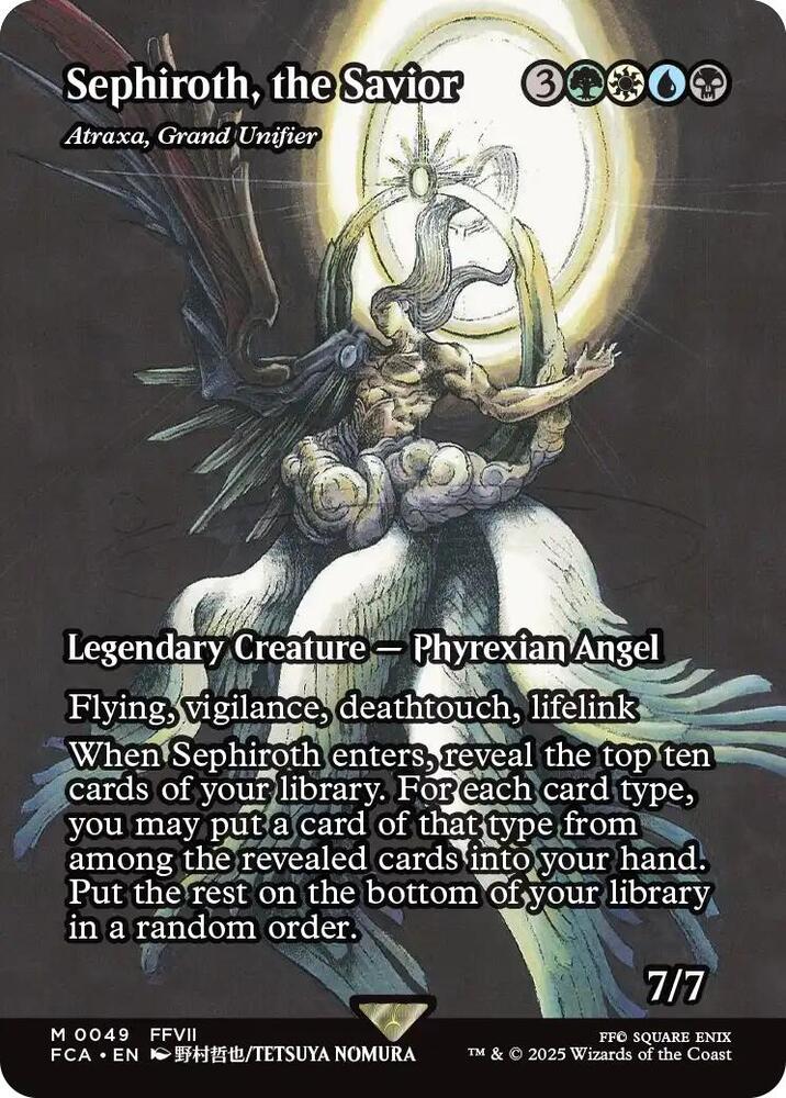 Sephiroth, the Savior - Atraxa, Grand Unifier (Showcase) 49 card from FINAL FANTASY: Through the Ages
