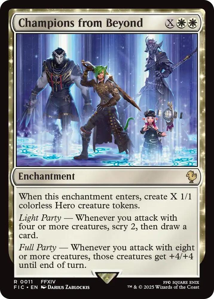 Champions from Beyond 11 card from Commander: FINAL FANTASY