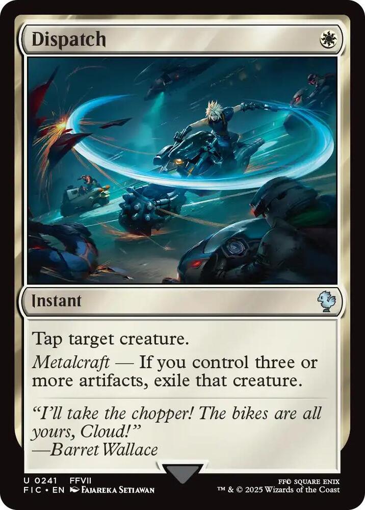 Dispatch 241 card from Commander: FINAL FANTASY