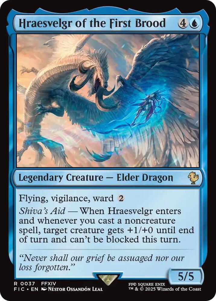 Hraesvelgr of the First Brood 37 card from Commander: FINAL FANTASY