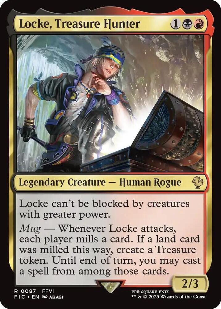 Locke, Treasure Hunter 87 card from Commander: FINAL FANTASY