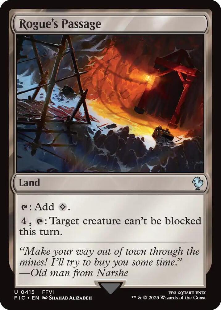 Rogue's Passage 415 card from Commander: FINAL FANTASY