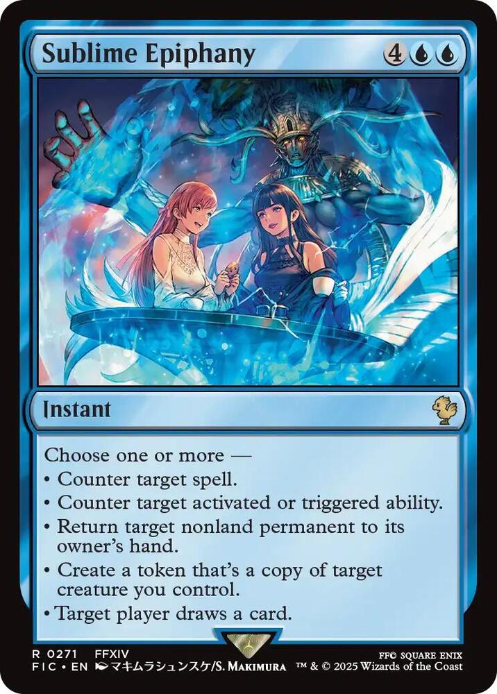 Sublime Epiphany 271 card from Commander: FINAL FANTASY