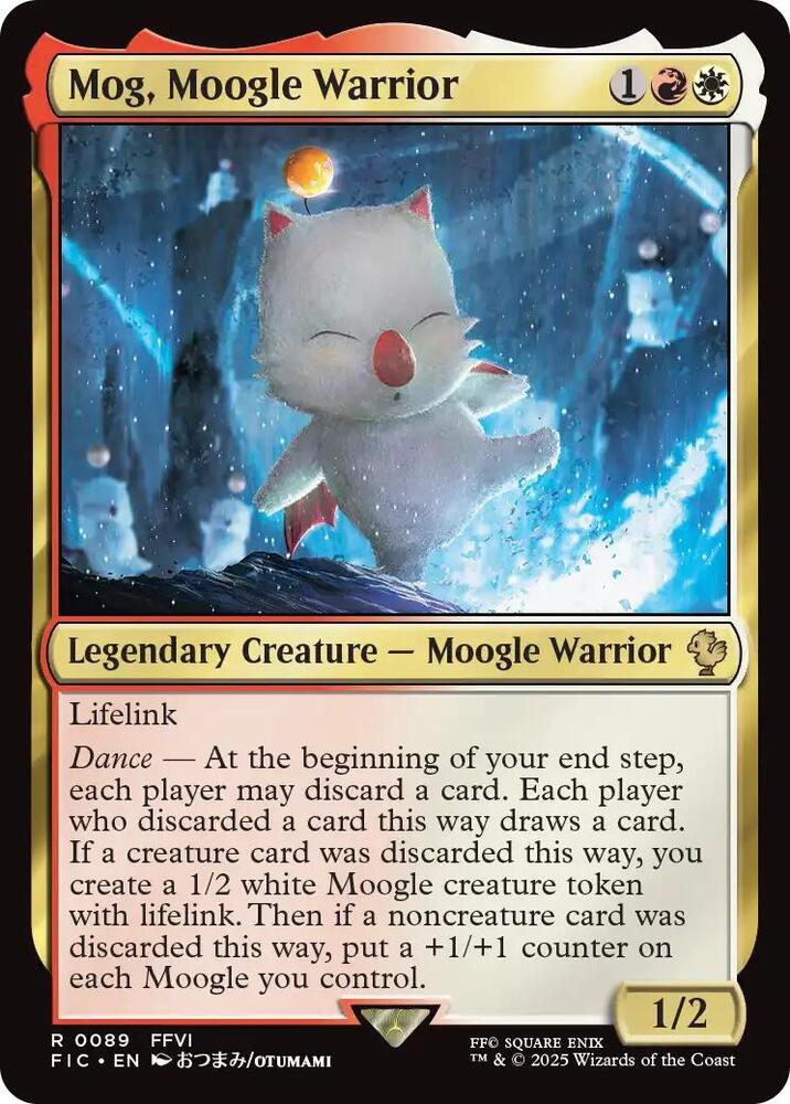 Mog, Moogle Warrior 89 card from Commander: FINAL FANTASY