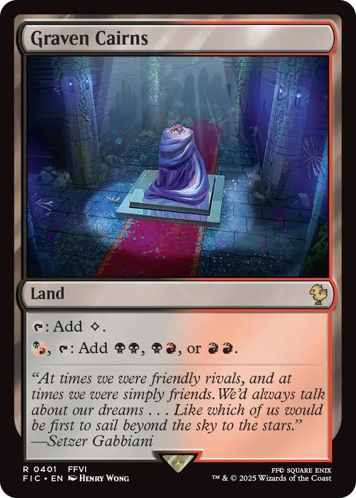 Graven Cairns 401 card from Commander: FINAL FANTASY