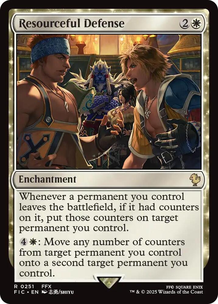 Resourceful Defense 251 card from Commander: FINAL FANTASY