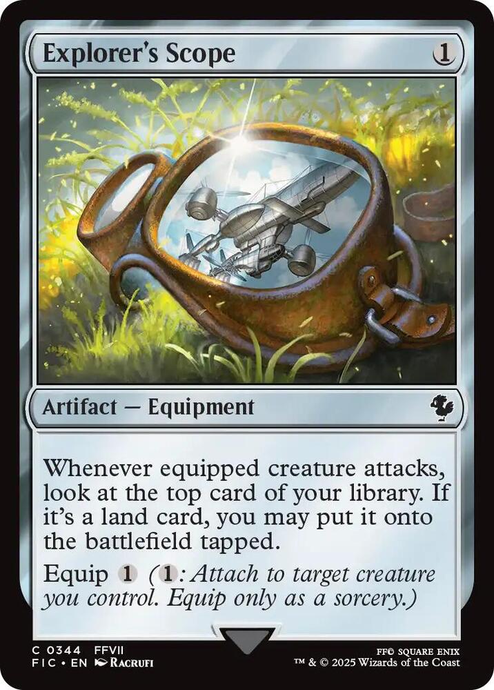 Explorer's Scope 344 card from Commander: FINAL FANTASY