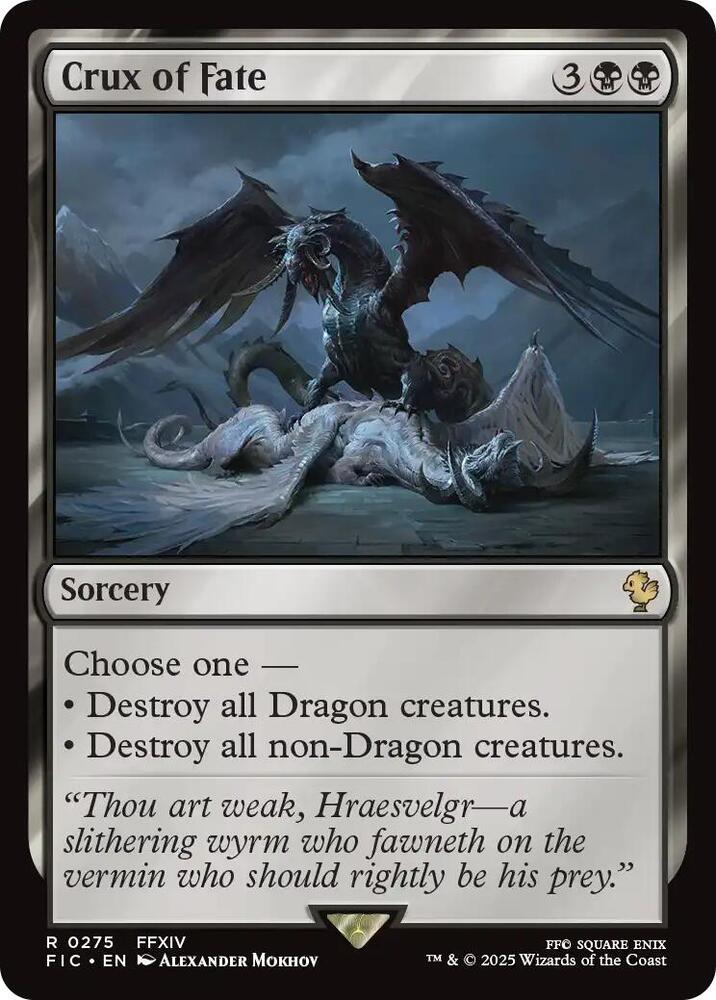 Crux of Fate 275 card from Commander: FINAL FANTASY