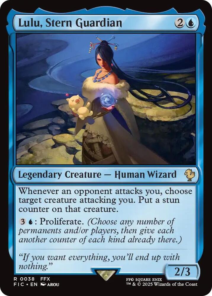 Lulu, Stern Guardian 38 card from Commander: FINAL FANTASY