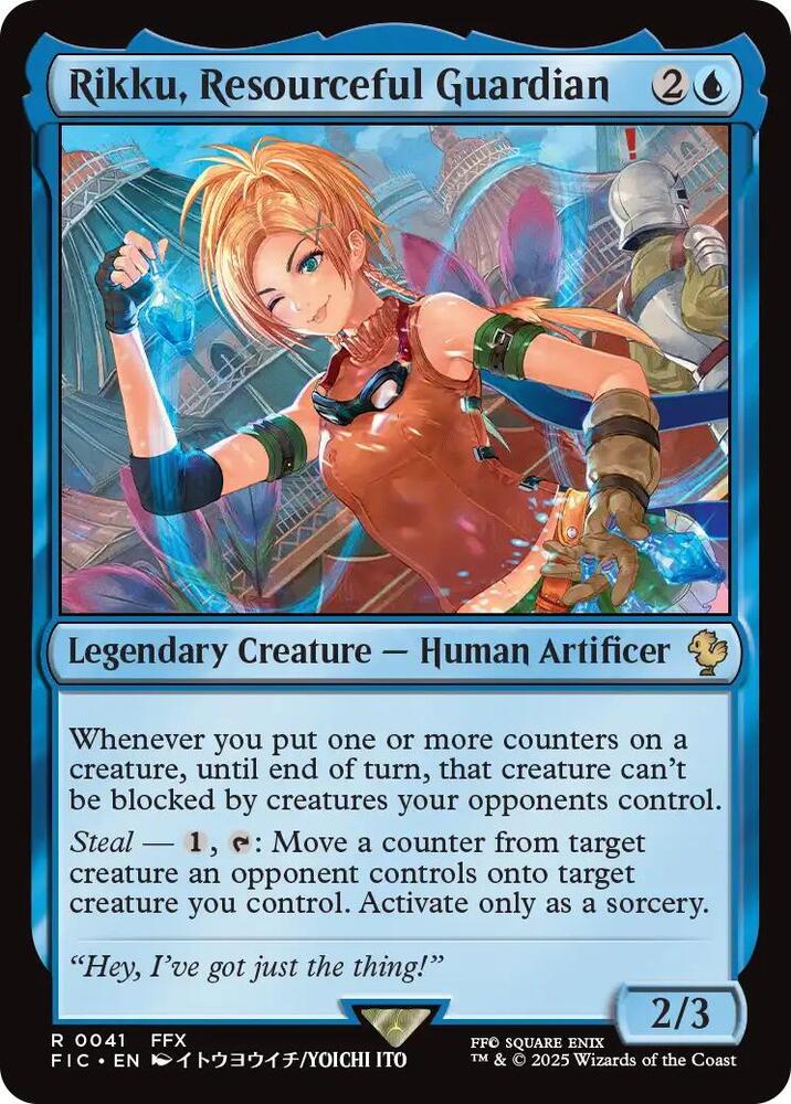Rikku, Resourceful Guardian 41 card from Commander: FINAL FANTASY
