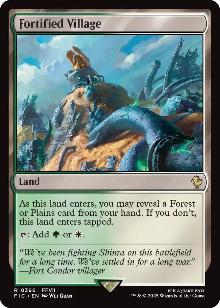 Fortified Village 396 card from Commander: FINAL FANTASY