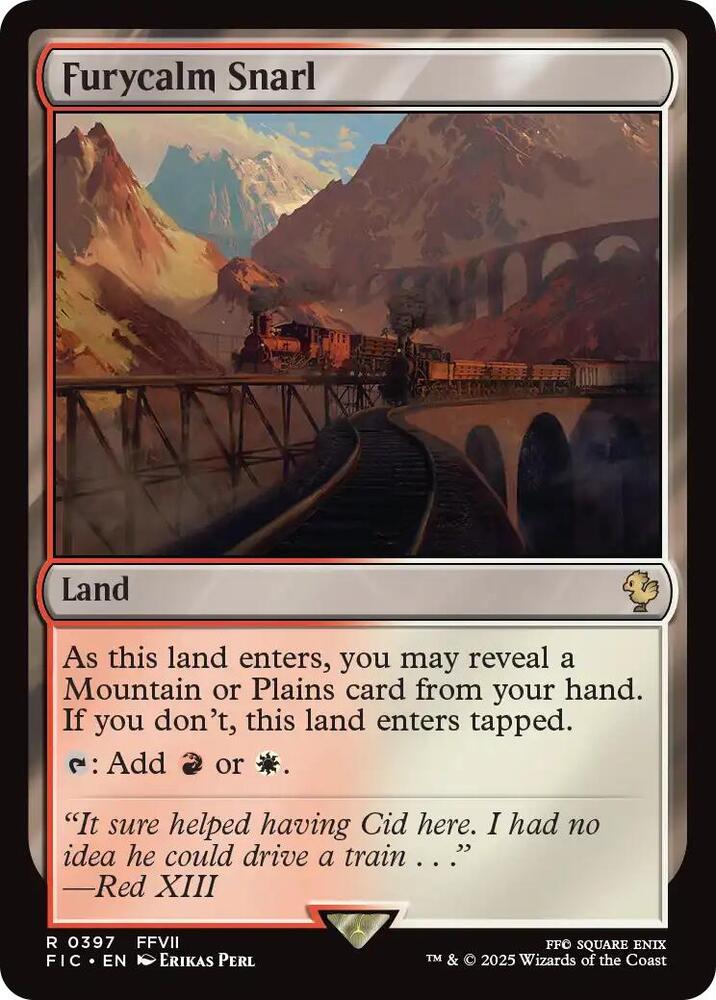 Furycalm Snarl 397 card from Commander: FINAL FANTASY