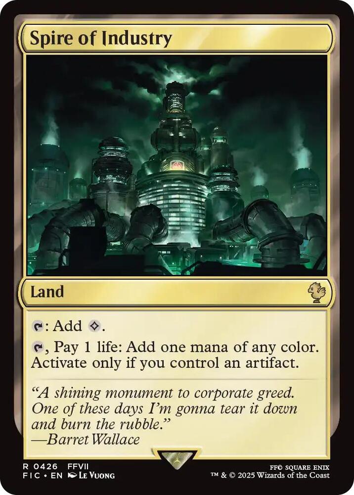 Spire of Industry 426 card from Commander: FINAL FANTASY
