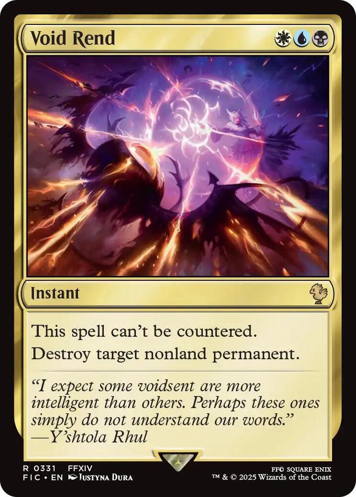 Void Rend 331 card from Commander: FINAL FANTASY