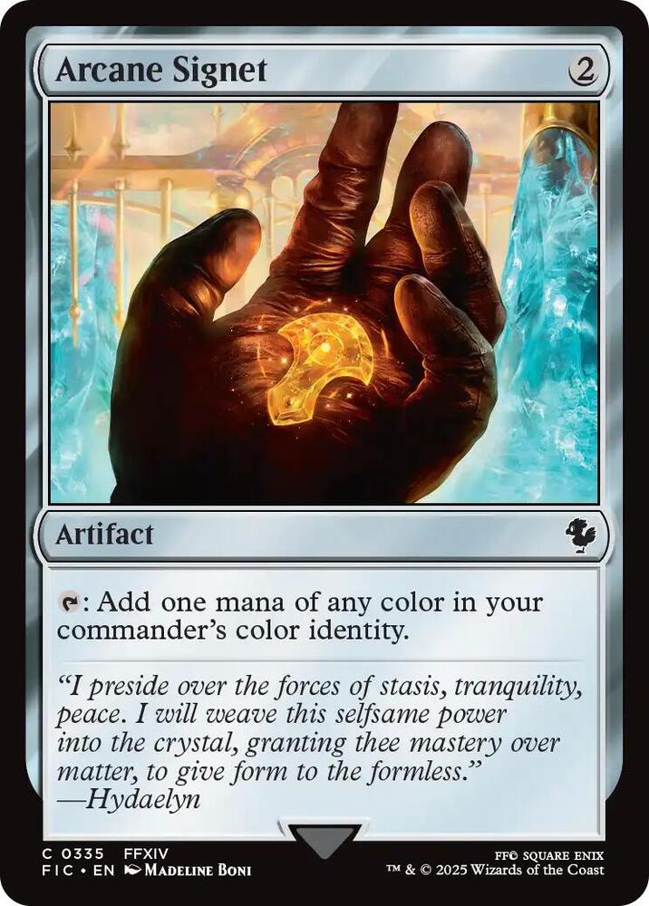 Arcane Signet 335 card from Commander: FINAL FANTASY
