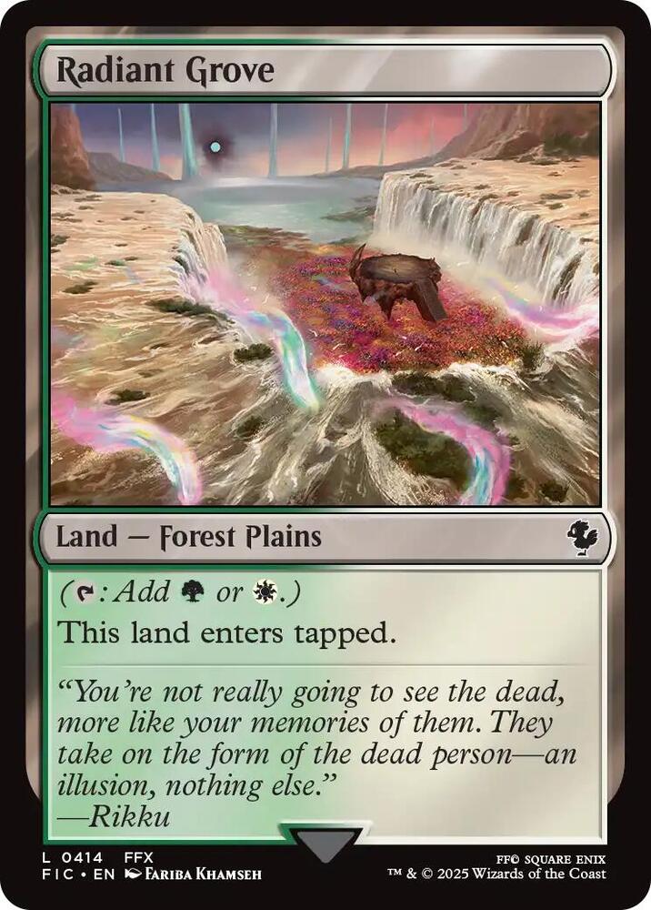 Radiant Grove 414 card from Commander: FINAL FANTASY