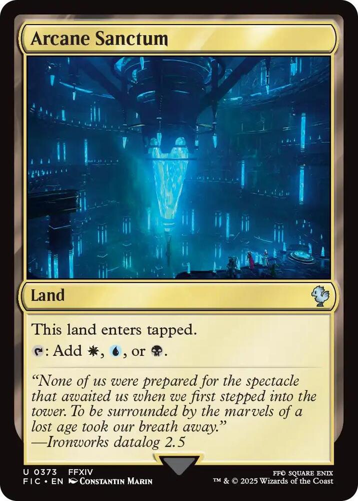 Arcane Sanctum 373 card from Commander: FINAL FANTASY