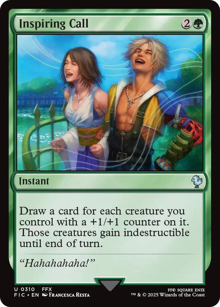 Inspiring Call 310 card from Commander: FINAL FANTASY