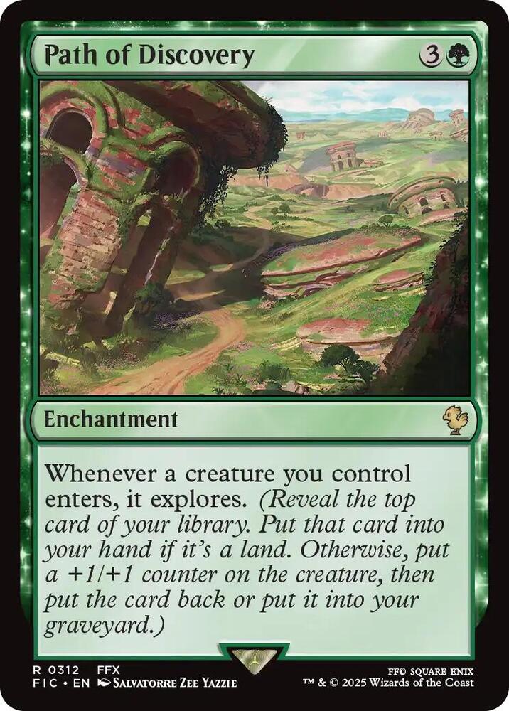 Path of Discovery 312 card from Commander: FINAL FANTASY