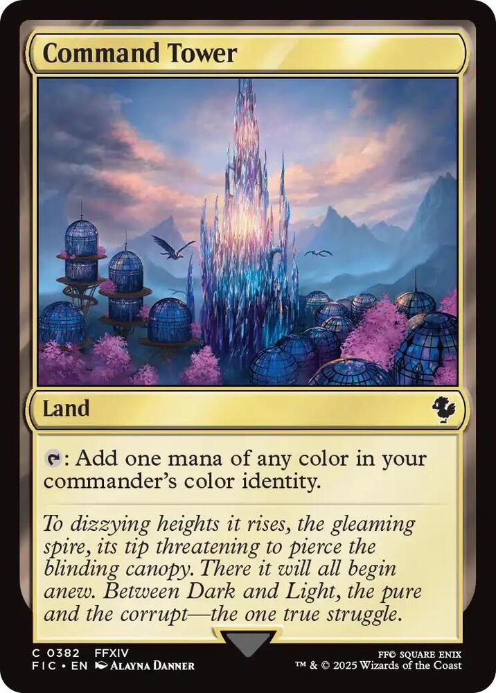Command Tower 382 card from Commander: FINAL FANTASY