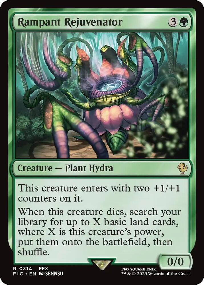 Rampant Rejuvenator 314 card from Commander: FINAL FANTASY