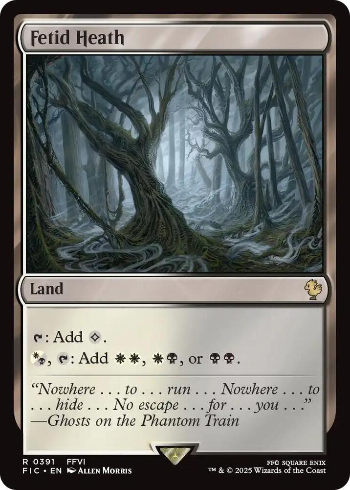 Fetid Heath 391 card from Commander: FINAL FANTASY
