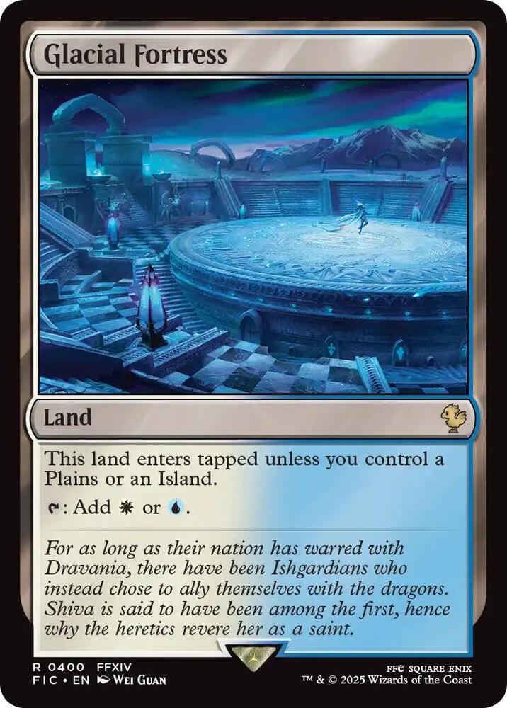 Glacial Fortress 400 card from Commander: FINAL FANTASY