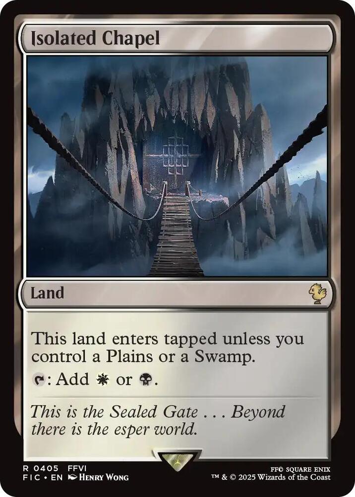 Isolated Chapel 405 card from Commander: FINAL FANTASY