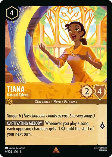 Tiana - Natural Talent 9/204 card from Reign of Jafar