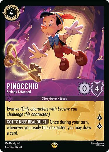 Pinocchio - Strings Attached 61/204 card from Reign of Jafar