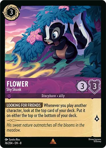 Flower - Shy Skunk 76/204 card from Reign of Jafar