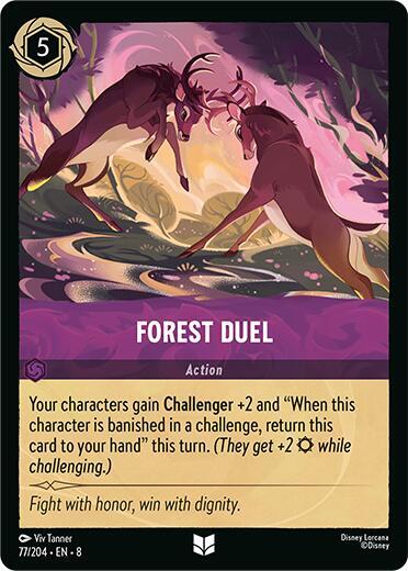 Forest Duel 77/204 card from Reign of Jafar