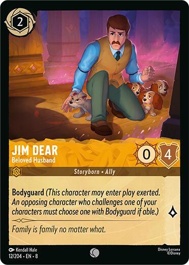Jim Dear - Beloved Husband 12/204 card from Reign of Jafar